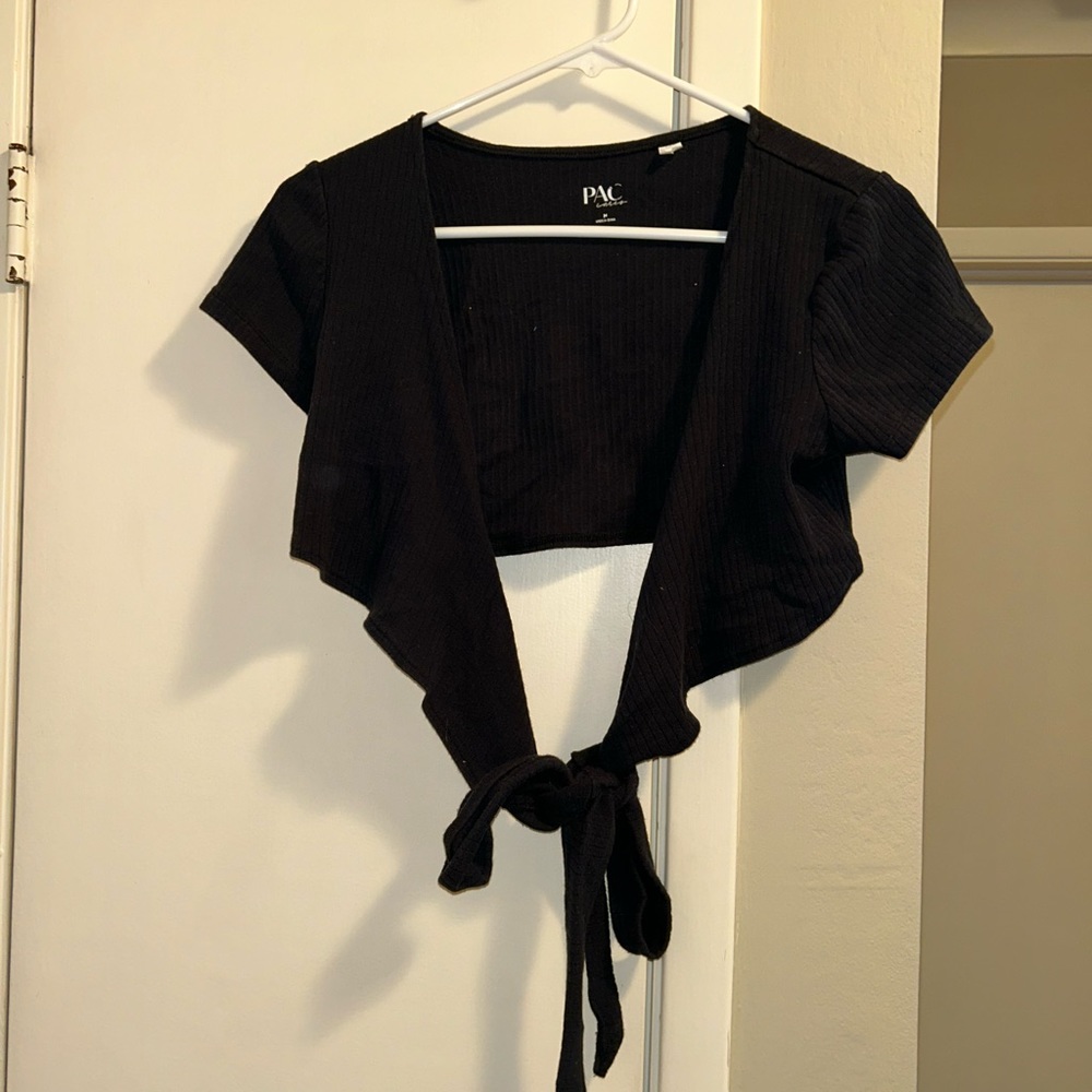 PAC Cares, Cropped Wrap Top, Medium